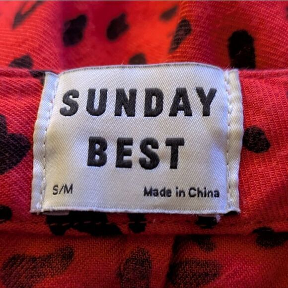 Sunday Best Red Leopard Print Cardigan - Picture 8 of 8